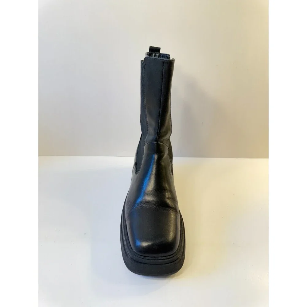 Vagabond Shoemakers Carla Boots Platform Black Leather Womens US 9
